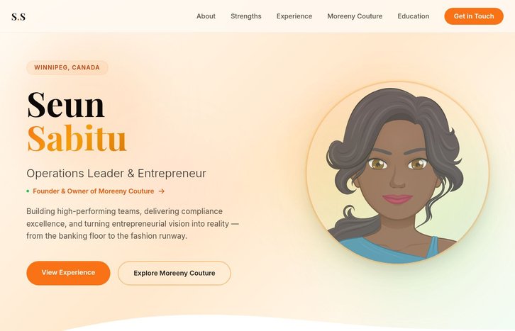 Screenshot of Seun Sabitu