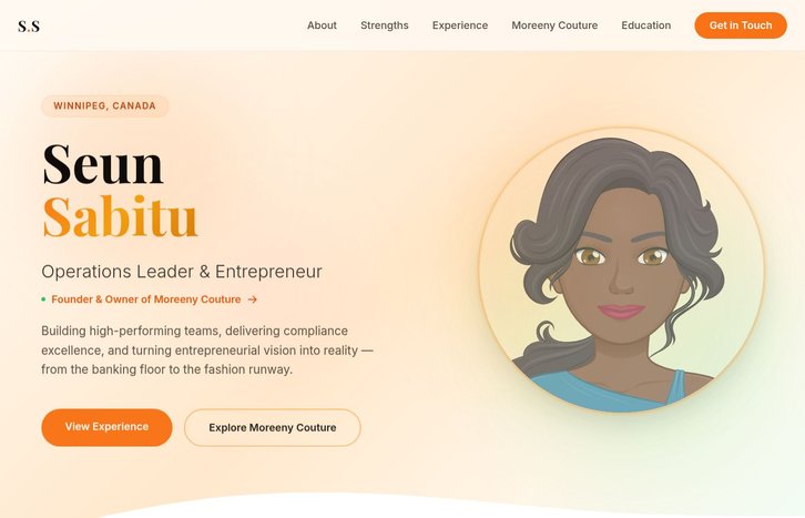 Screenshot of Seun Sabitu