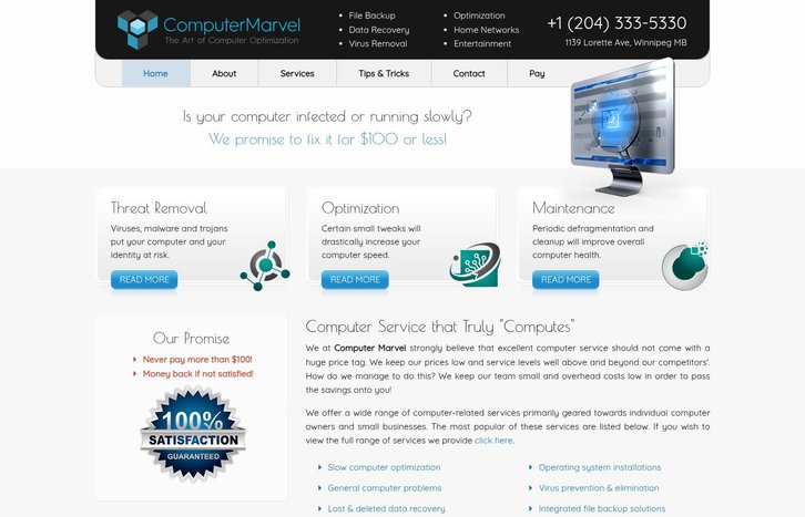 Screenshot of Computer Marvel