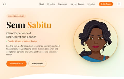 Screenshot of Seun Sabitu