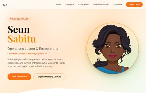 Screenshot of Seun Sabitu