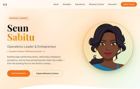 Screenshot of Seun Sabitu