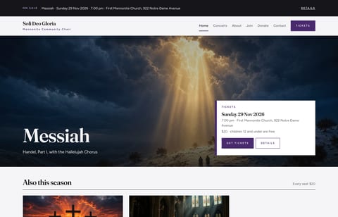 Screenshot of Soli Deo Gloria